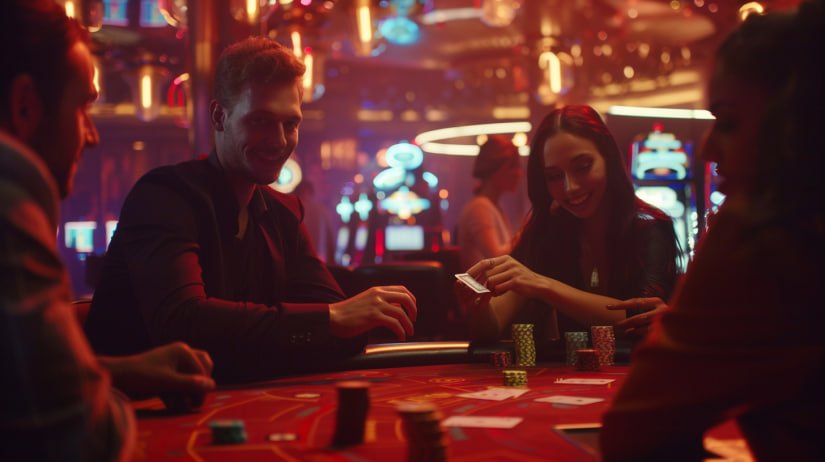 Live dealer dealing cards in Speed Blackjack round